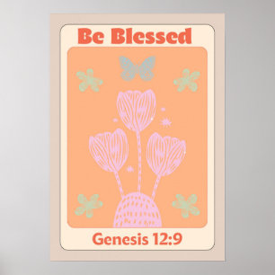 Be Blessed / Colorful / Poster / Christian