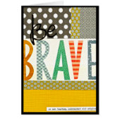 Be Brave card (Front)