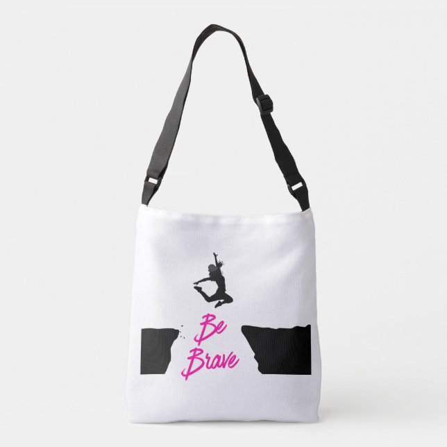 Be Brave Crossbody Tote (Back)