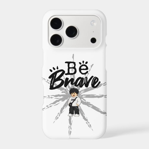 ​Be Brave Cute Gamer Avatar Phone Case