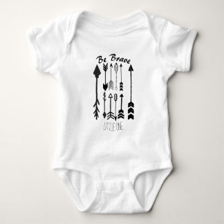 Be Brave Little One Collage of Arrows Baby Boy Bodysuit