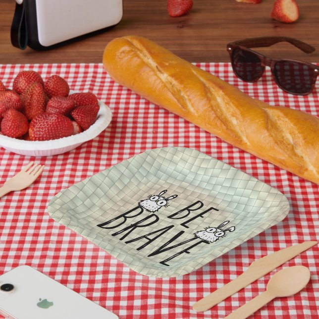 Be Brave Paper Plates (Picnic)
