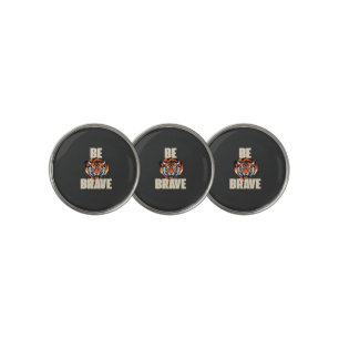 Be Brave Tiger Marker Golf Ball Marker