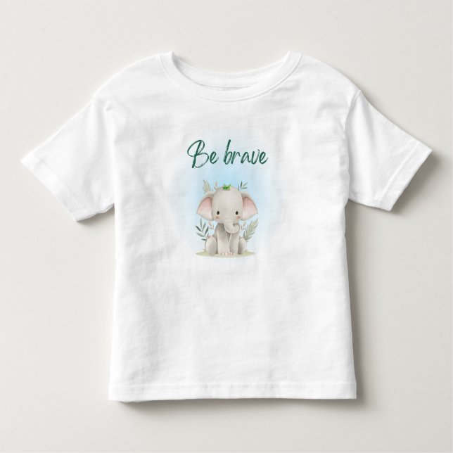 Be brave toddler t-shirt (Front)