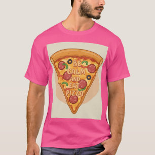 Be Calm And Eat Pizza T-Shirt