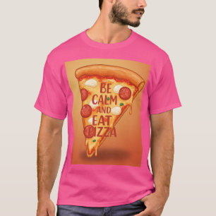Be Calm And Eat Pizza T-Shirt