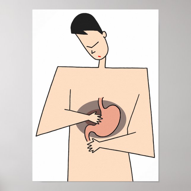 Be careful of stomach problems. poster (Front)