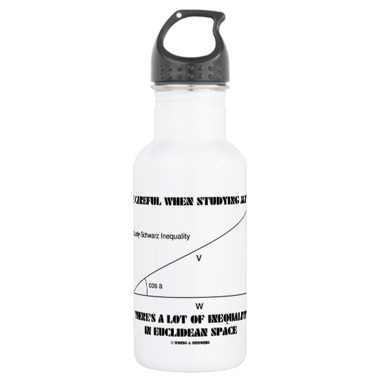 Be Careful When Studying Math Inequality Euclidean Water Bottle