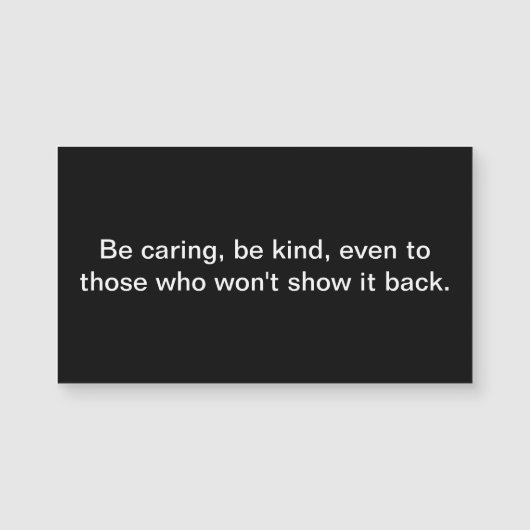 Be Caring Be Kind (Front)
