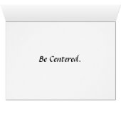 Be Centered Cards (Inside Horizontal (Bottom))