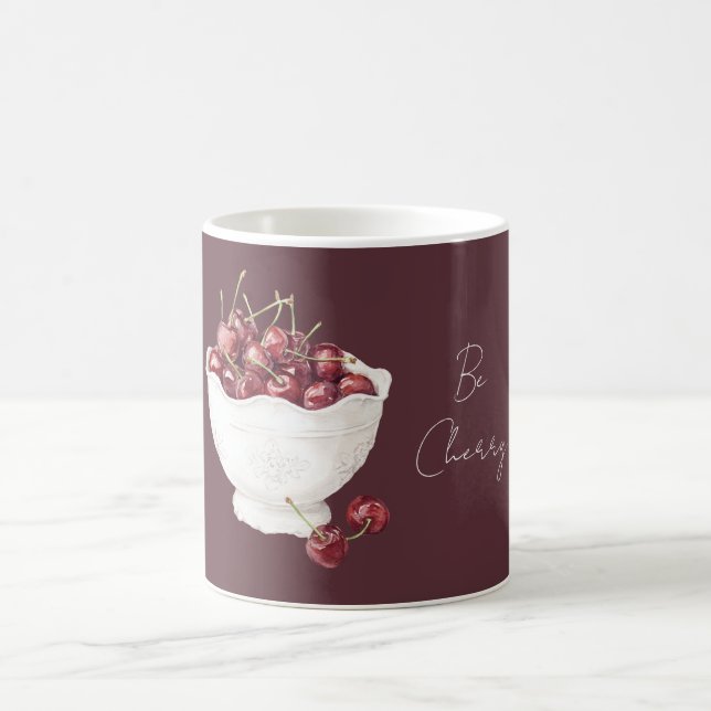 Be Cherry Bowl of Fruit Coffee Mug (Center)