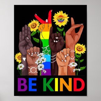 Be child Sign Language Hand Talking LGBTQ Gay Les 