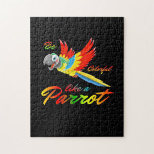 Be Colorful Like A Parrot Jigsaw Puzzle
