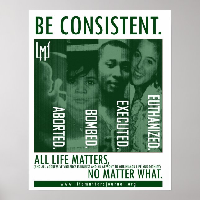 Be Consistent Poster (Front)