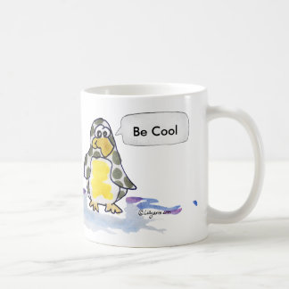 Be Cool Cartoon Penguins Mug