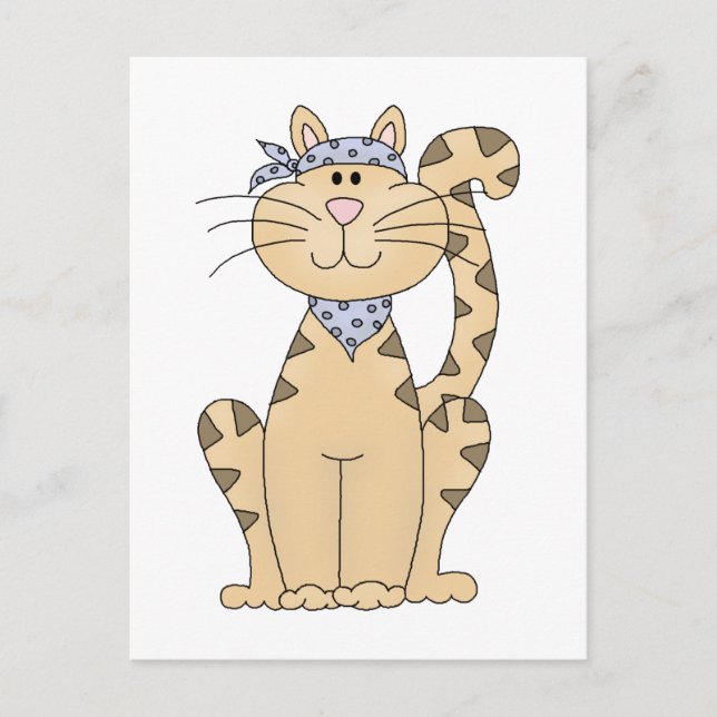 Be Cool Cat Postcard (Front)