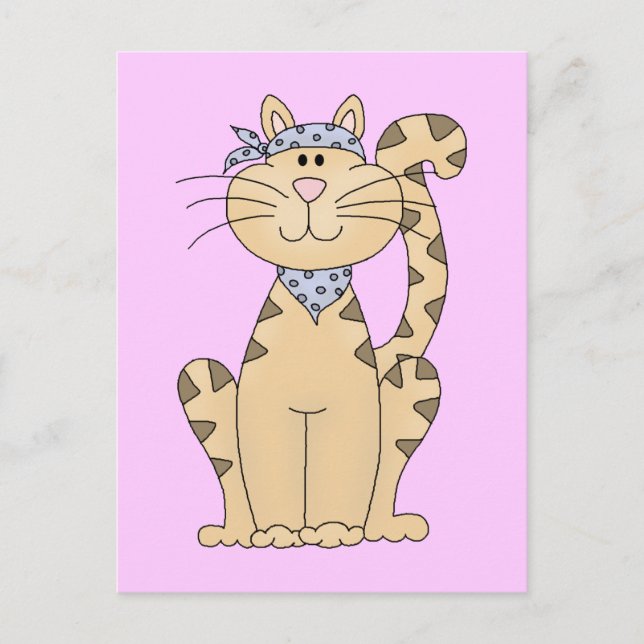 Be Cool Cat Postcard (Front)