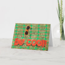 be cool greeting card