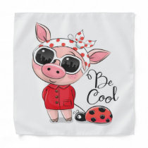 Be Cool Pig | Pig & Ladybug | Animal Lover Bandana