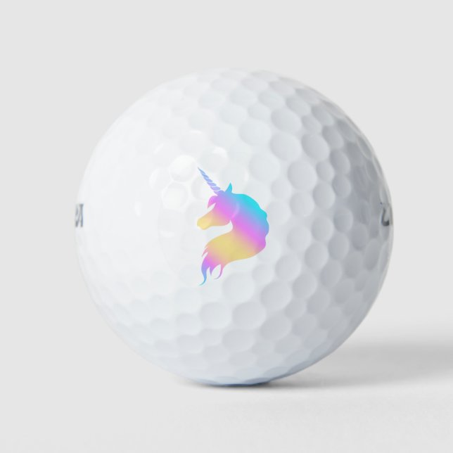 Be Cool Unicorn Golf Golf Balls (Front)