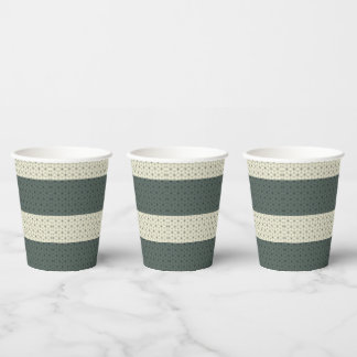 Be cool wear Green Paper Cups