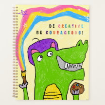 "Be Creative!" Dragon Rainbow Planner