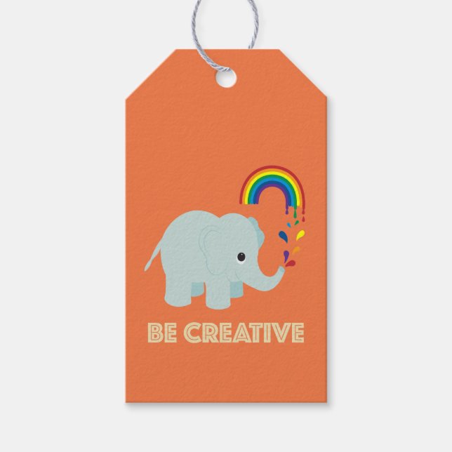 Be Creative Gift Tag (Front)