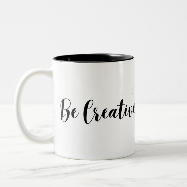 Be creative mug (Left)