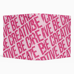 Be Creative Pattern Word Art Examples Pattern Art  3 Ring Binder