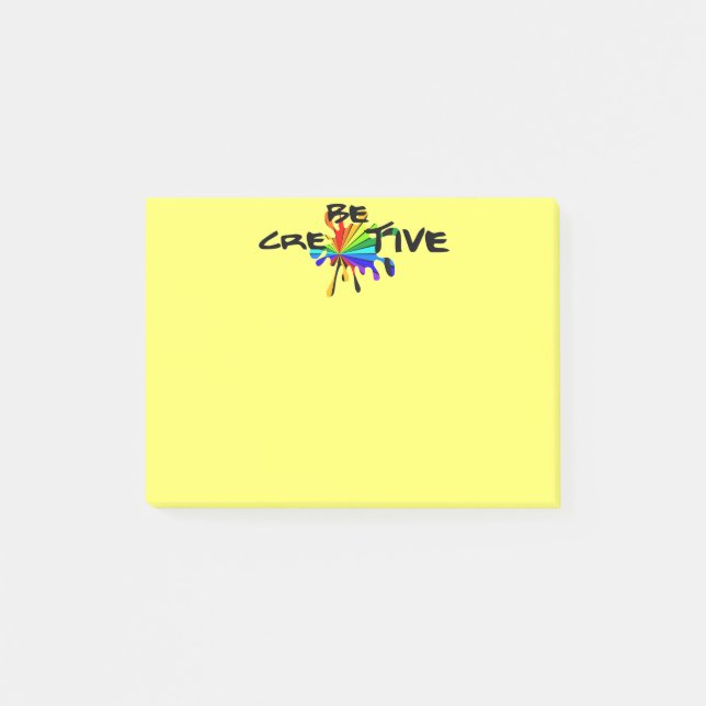 Be Creative Post-it Notes (Front)