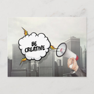 Be Creative Postcard