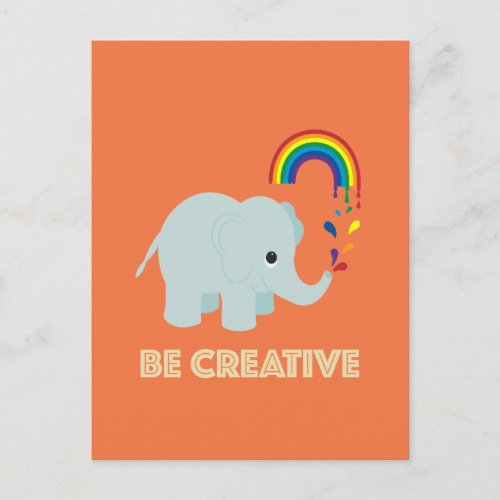 Be Creative Postcard