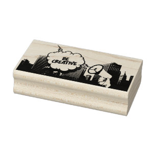 Be Creative Rubber Stamp