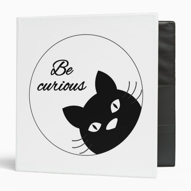 Be Curious 3 Ring Binder (Front/Inside)