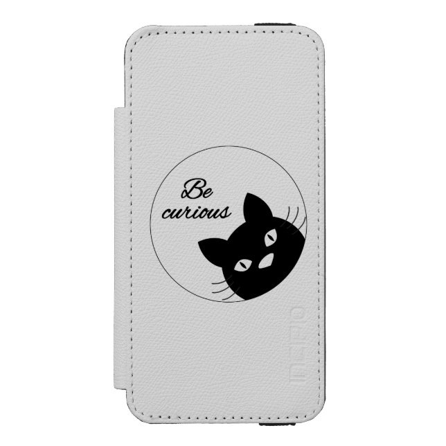 Be Curious Incipio iPhone Wallet Case (Folio Front)