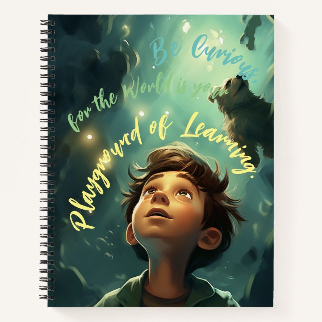 Be Curious  Notebook (Front)