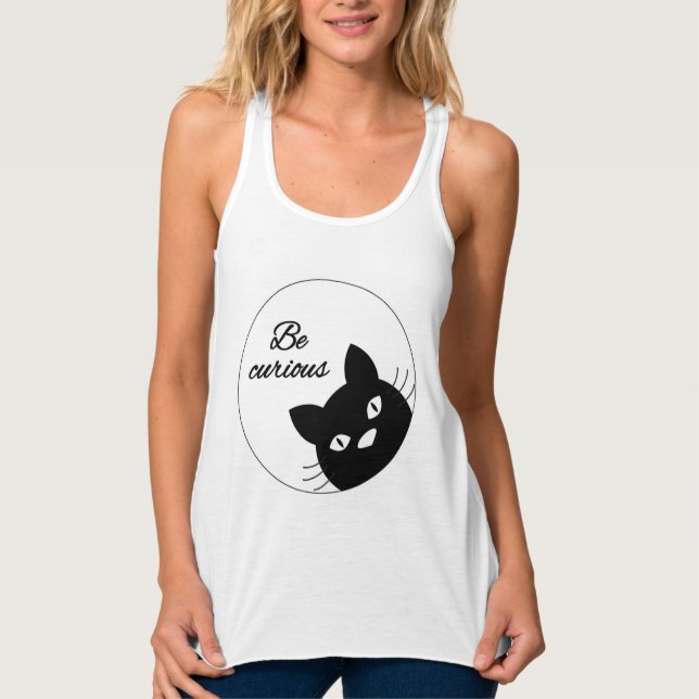 Be Curious Tank Top (Front)