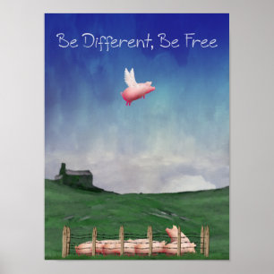 Be Different, Be Free Poster
