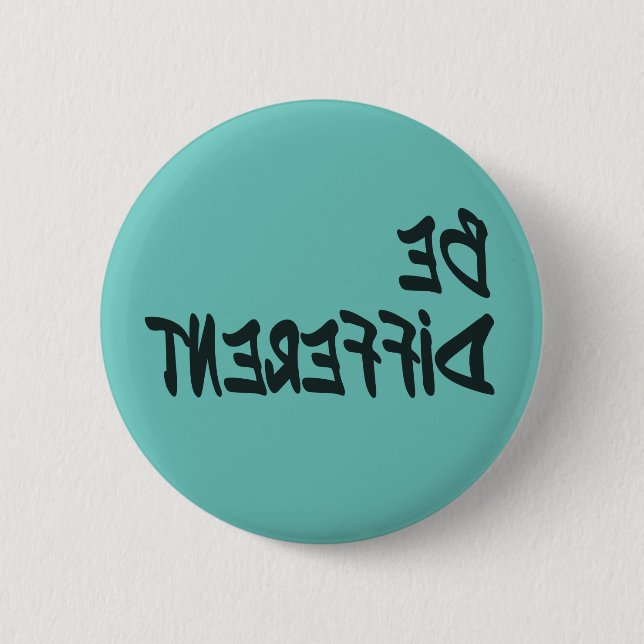 Be Different Button (Front)