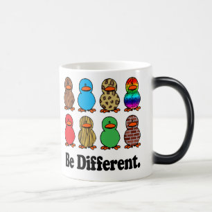 Be Different Ducks Color Morph Mug