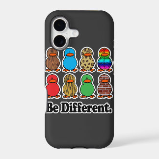 be different funny pattern ducky ducks iPhone 17 case
