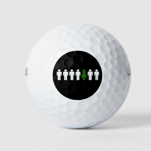 be different golf balls (Front)