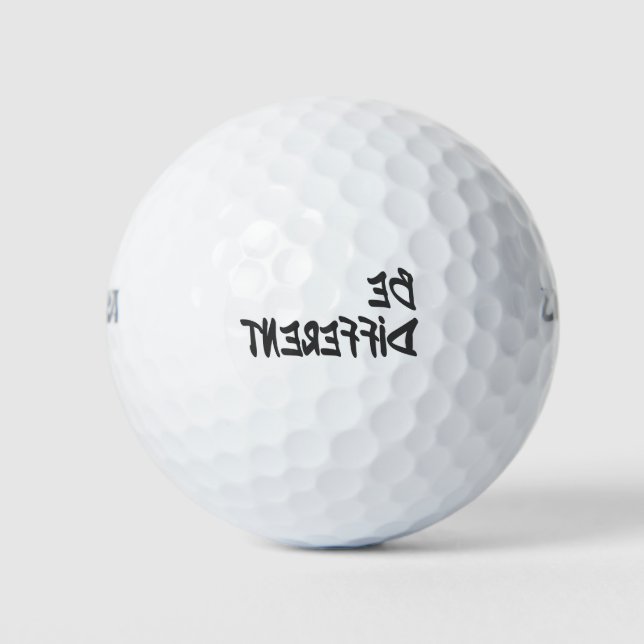 Be Different Golf Balls (Front)