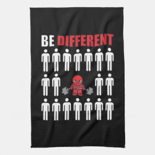 Be Different - Kawaii Anime Bodybuilding Workout Towel