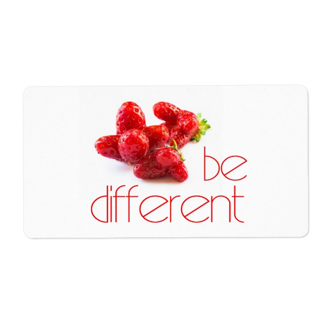 Be different label (Front)