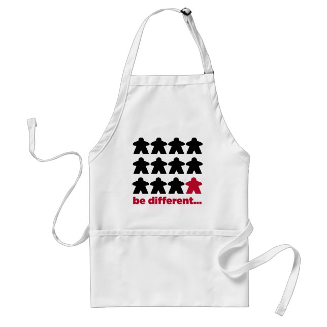 be different Meeples Adult Apron (Front)
