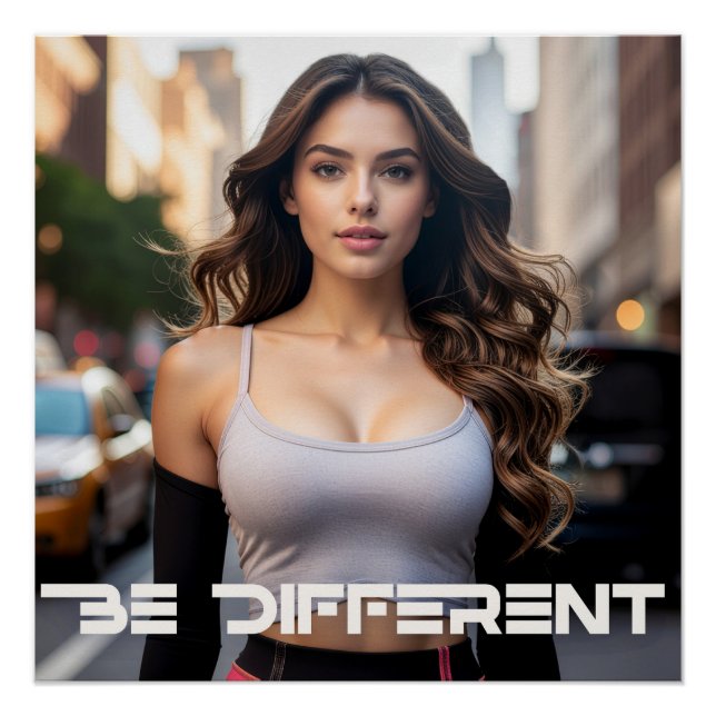 BE DIFFERENT POSTER (Front)
