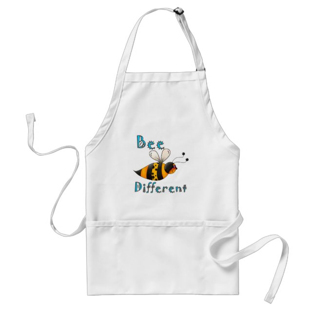 Be Different Spotted Bumble Bee Adult Apron (Front)