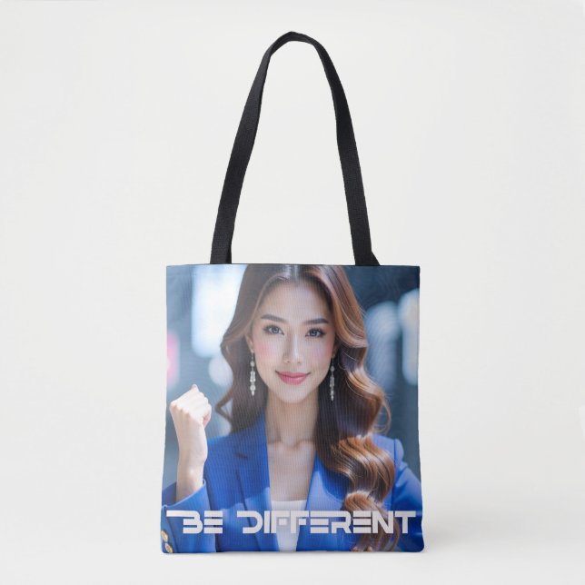 BE DIFFERENT - T-Shirt Tote Bag (Front)