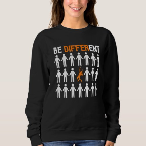Be Different Tennis Player Sweatshirt